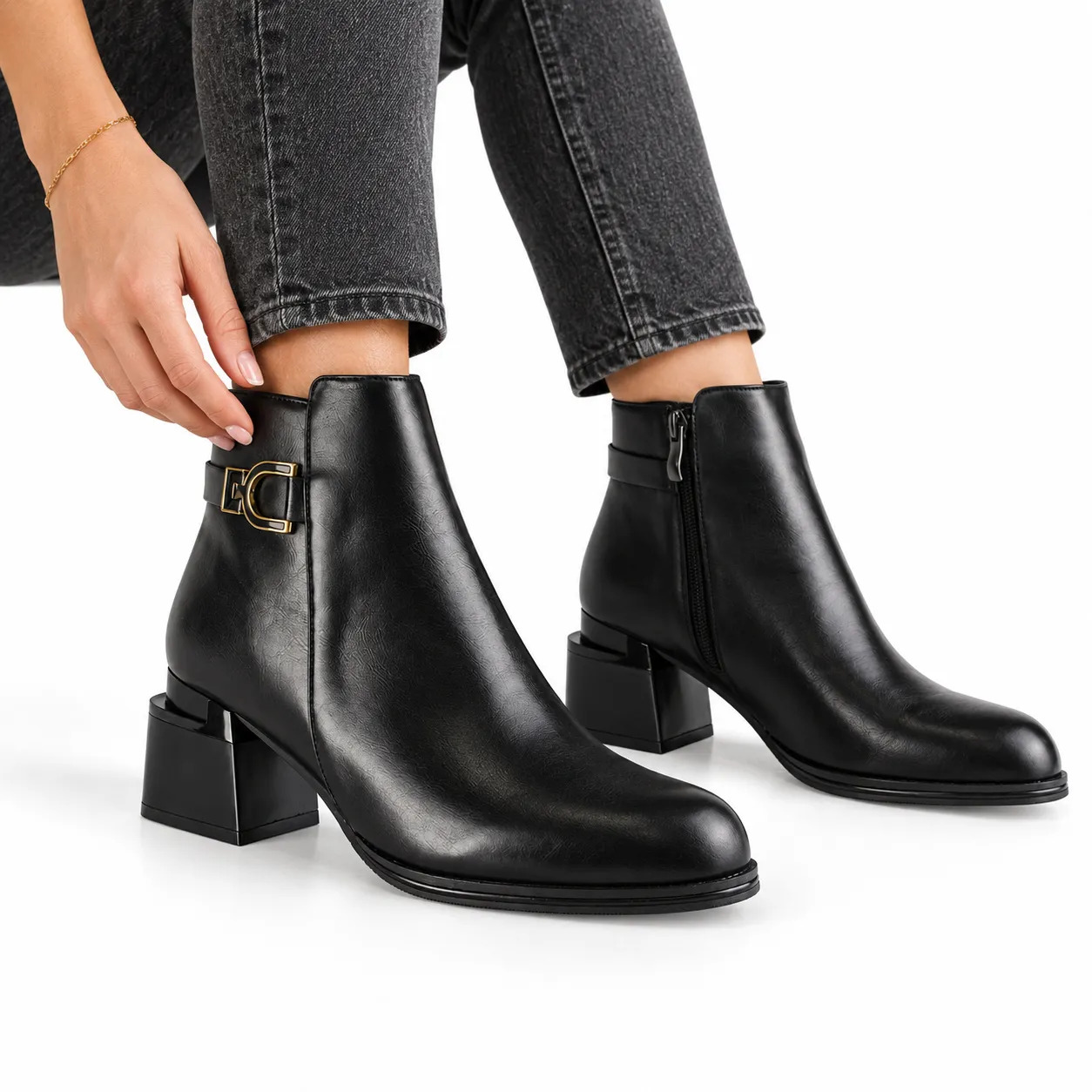 Bottine pour femme TF-HEL 4321 noir